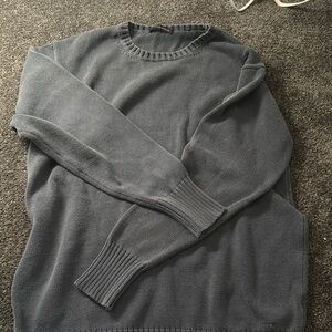 Brandy Melville Gray Crewneck Sweater Timeless Knit Design